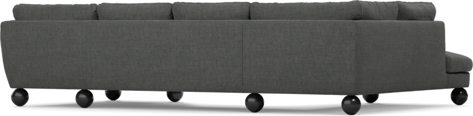 Madison - 2-sits soffa med divan vänster och schäslong höger - Grå