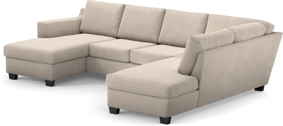 Friday - 3-sits soffa med schäslong vänster och divan höger - Beige