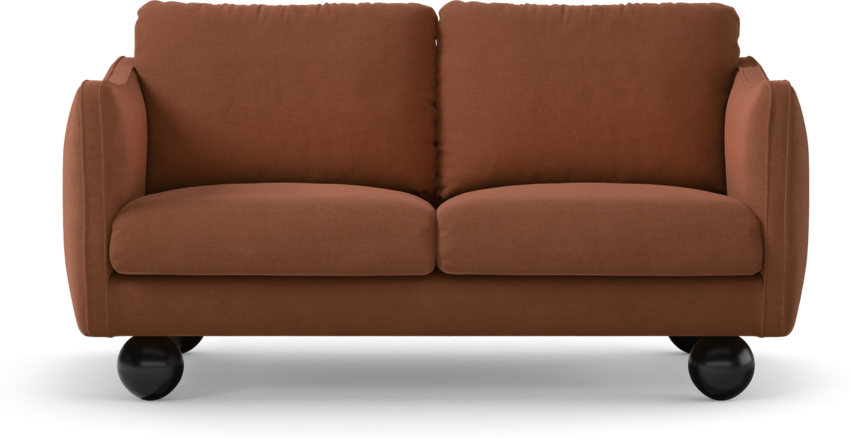 Madison Lux - 2-sits soffa - Röd