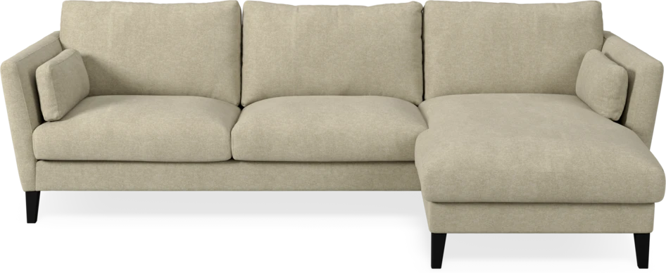 Winston - 3-sits soffa med schäslong, vändbar - Beige