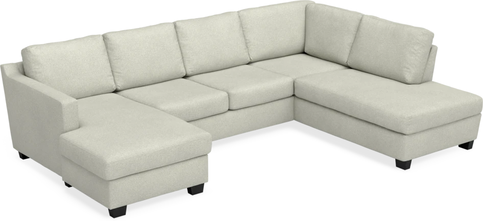 Friday - 3-sits soffa med schäslong vänster och divan höger - Beige