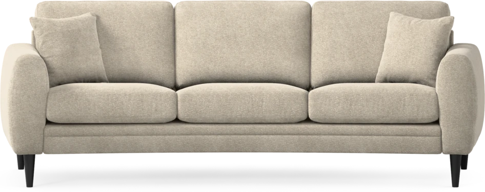 Eden - 3-sits soffa svängd - Beige