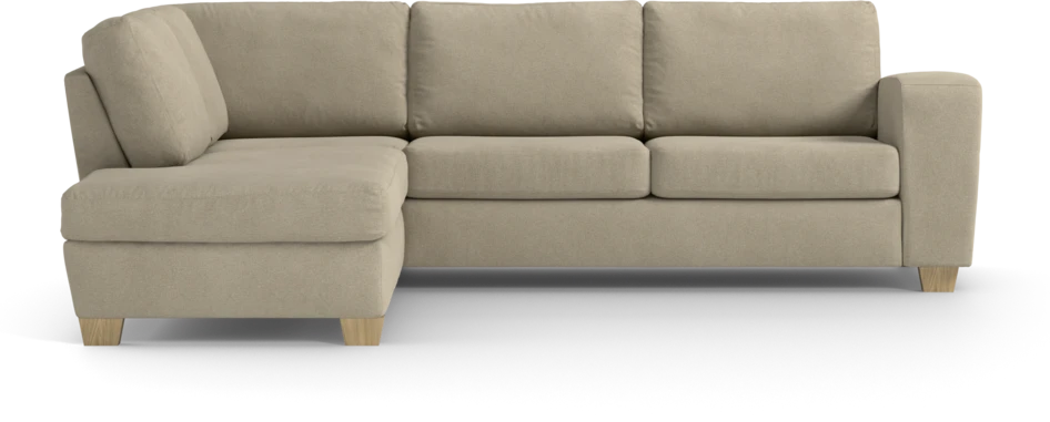 Friday - 2,5-sits soffa med divan vänster - Beige