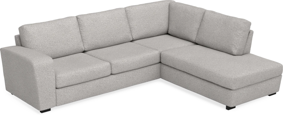 Friday - 2,5-sits soffa med divan höger - Vit