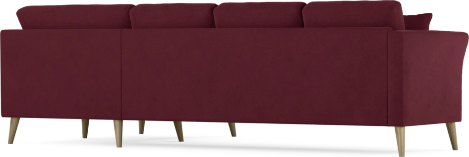 Eden - Hörnsoffa, 3+1-sits - Röd