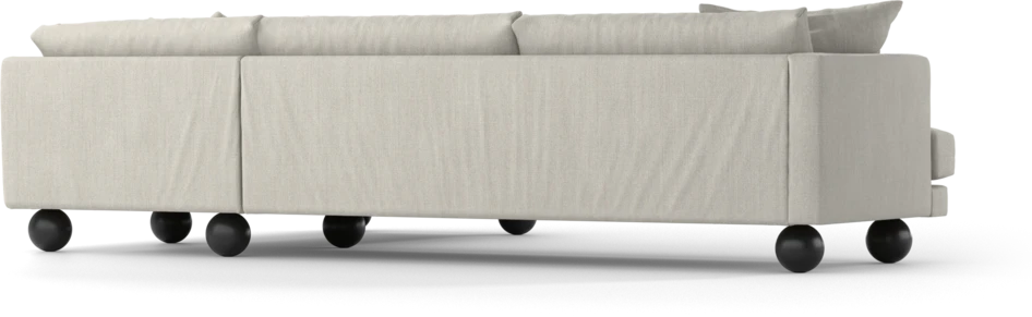 Harper - 3-sits soffa med divan höger - Beige