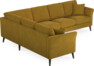 Eden - Hörnsoffa, 2+3-sits - Gul