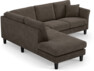 Eden - 2-sits soffa med divan - Gul
