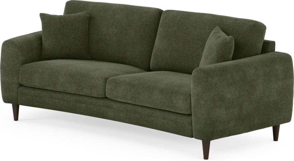 Eden - 2,5-sits soffa svängd - Grön