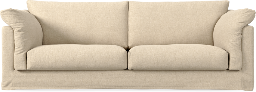 Cherrie - 3-sits soffa med kappa - Beige