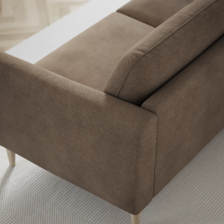 Bridge - 4-sits soffa - Brun