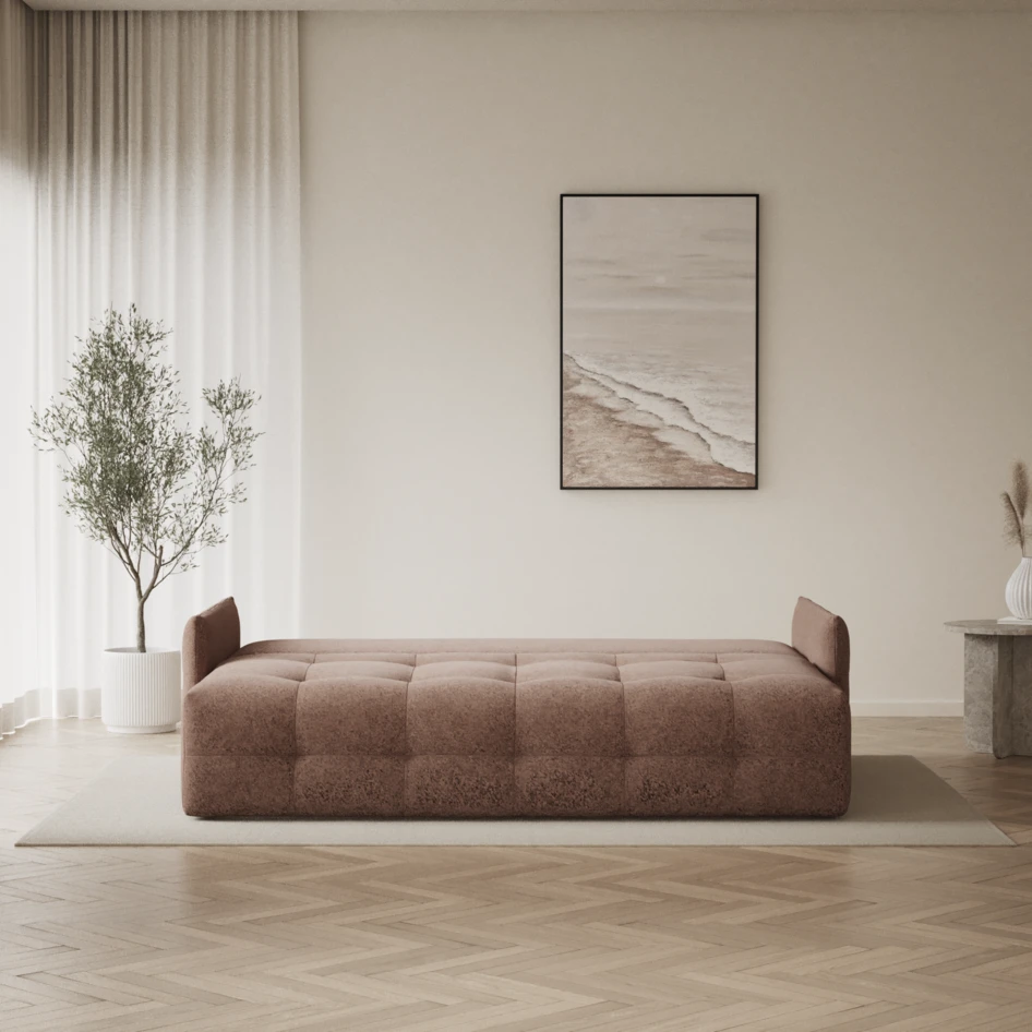 Bella - Bäddsoffa 3-sits - Rosa