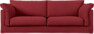 Cherrie Klädsel -  3-sits soffa - Röd