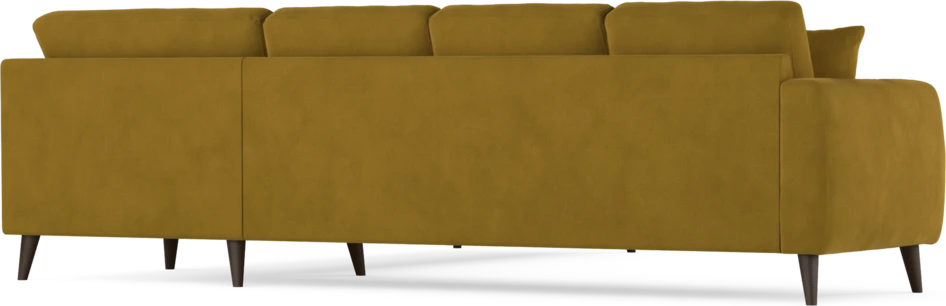 Eden - Hörnsoffa, 3+3-sits - Gul