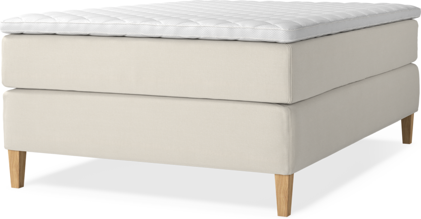 Delux Exclusive - Kontinentalsäng, enkelsäng 140 cm med bäddmadrass