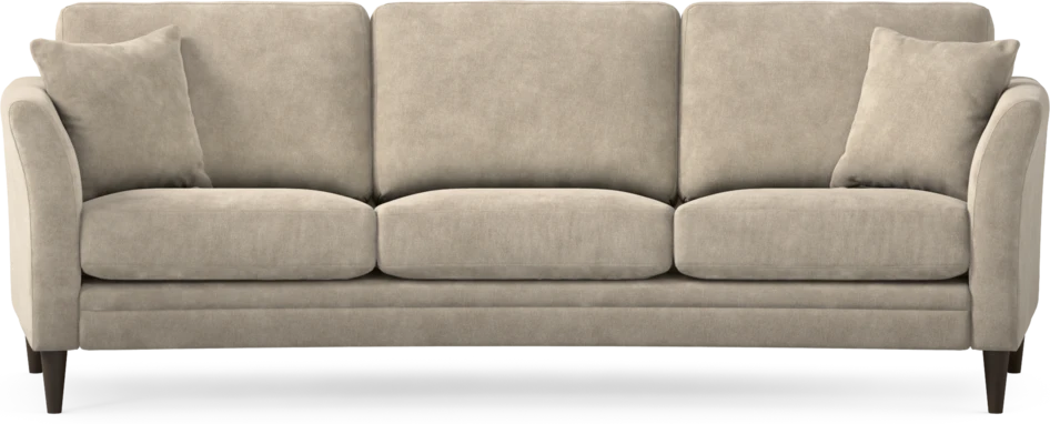 Eden - 3-sits soffa svängd - Beige