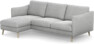 Madison Lux - 2-sits soffa med schäslong vänster - Grå