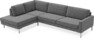 Sierra - 3-sits soffa med divan vänster - Grå