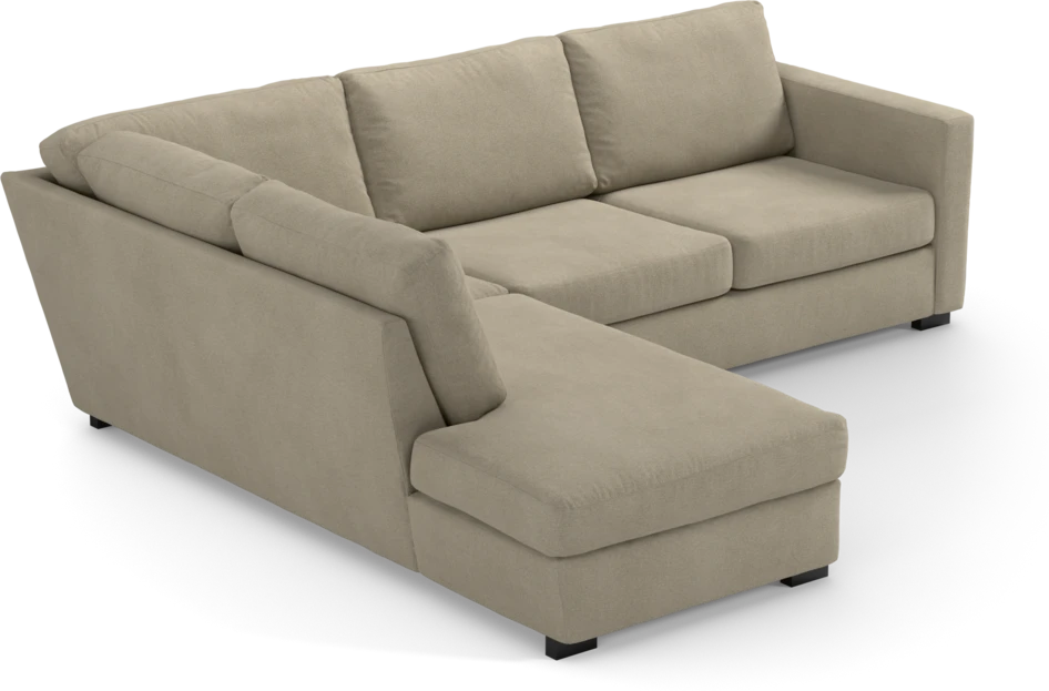 Friday - 2,5-sits soffa med divan vänster - Beige