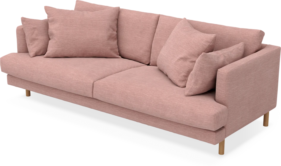 Harper - 3-sits soffa - Rosa