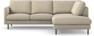 Madison Lux - 2-sits soffa med divan höger - Beige