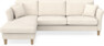 Eden - 2,5-sits soffa med schäslong - Beige