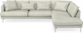 Harper - 3-sits soffa med divan höger - Beige