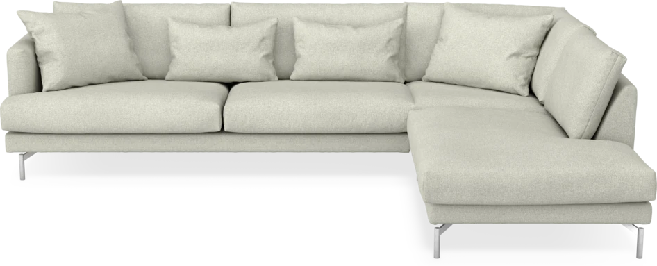 Harper - 3-sits soffa med divan höger - Beige