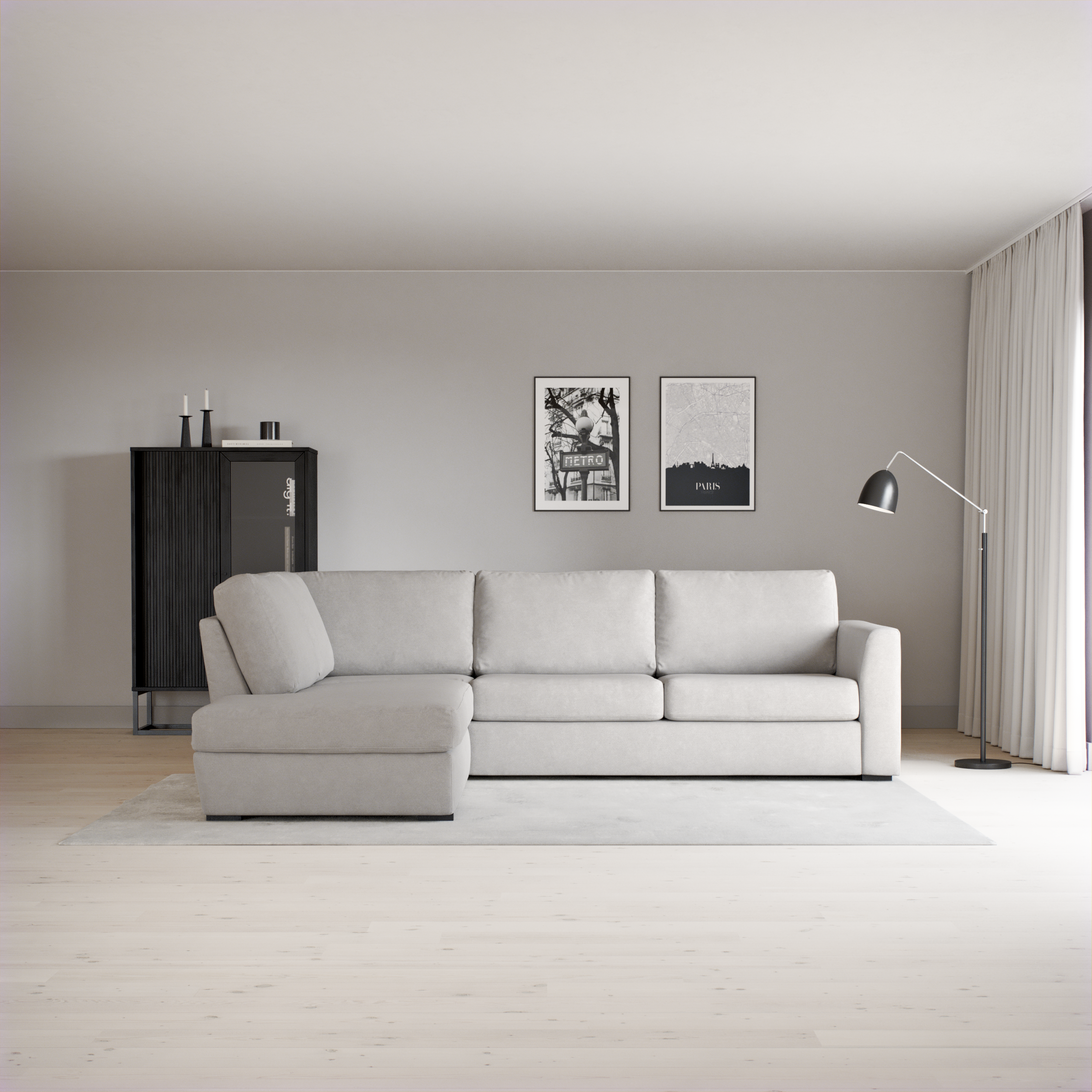 Friday - 2,5-sits soffa med divan vänster - inspiration