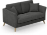 Eden - 2-sits soffa - Svart