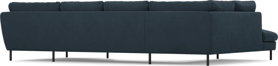 Madison Lux - 2-sits soffa med divan vänster och schäslong höger - Blå