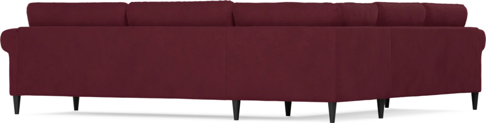 Bridge - Hörnsoffa, 2+3-sits - Röd