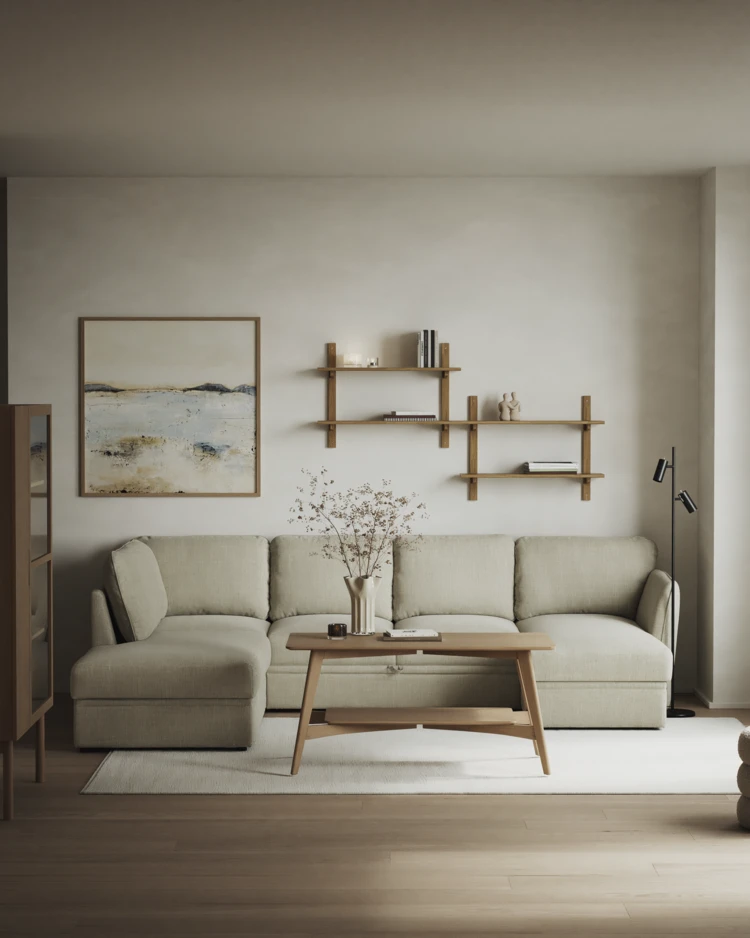 Öland - Bäddsoffa med divan vänster och schäslong höger - inspiration