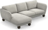 Madison Lux - 2-sits soffa med schäslong vänster - Grå
