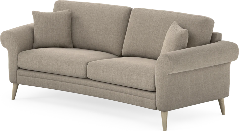 Eden - 2,5-sits soffa svängd - Beige