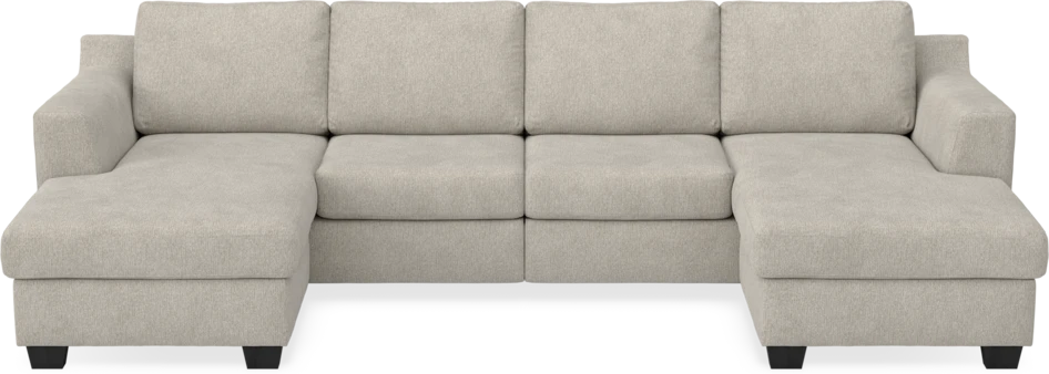 Friday - 2-sits soffa med två schäslonger - Beige
