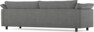 Cherrie - 4-sits soffa, fast klädsel - Grå