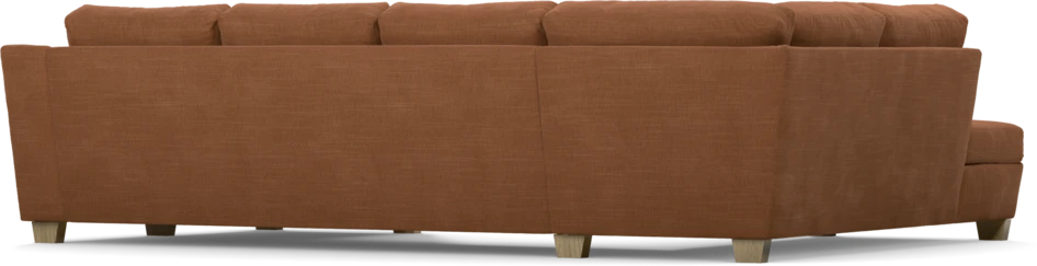 Friday - 3-sits soffa med divan vänster och schäslong höger - Orange