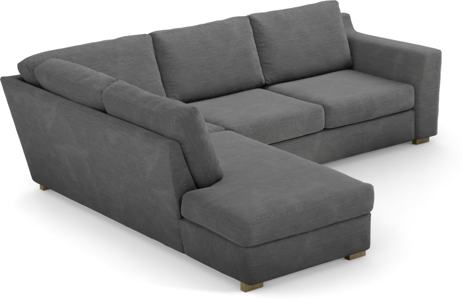 Friday - 2,5-sits soffa med divan vänster - Grå