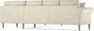 Eden - Hörnsoffa, 3+3-sits - Vit
