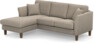 Eden - 2-sits soffa med schäslong - Beige