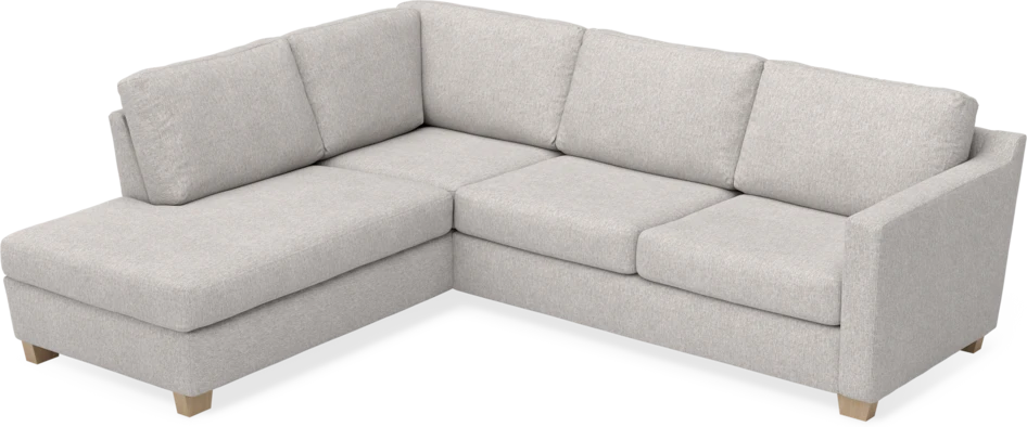 Friday - 2,5-sits soffa med divan vänster - Grå