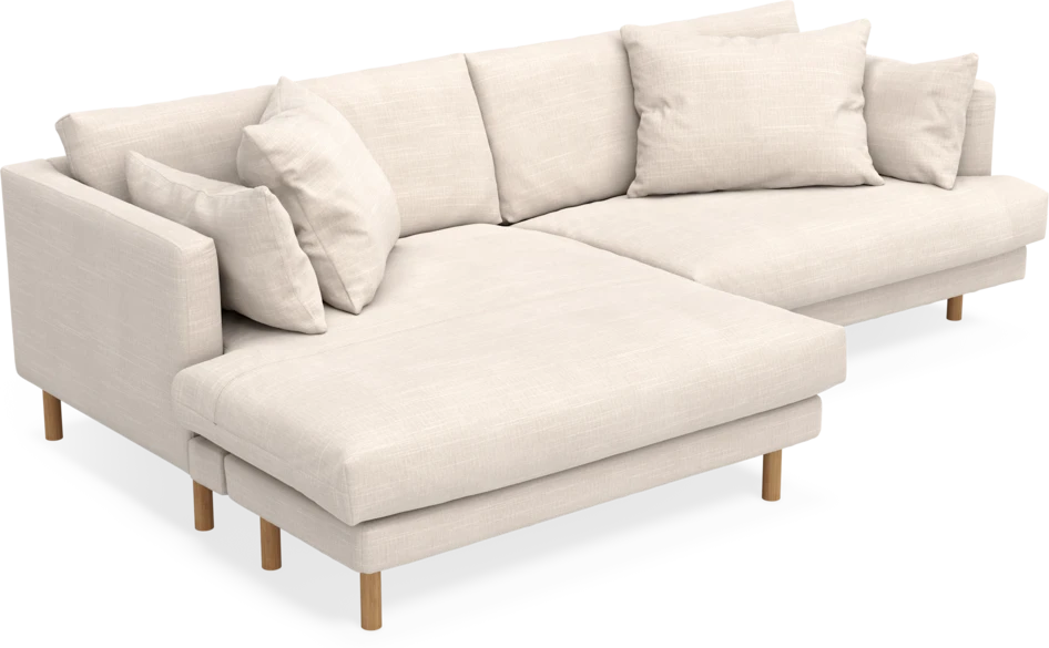 Harper - 4-sits med schäslong XL vänster - Beige
