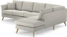 Eden - 3-sits soffa med divan - Grå