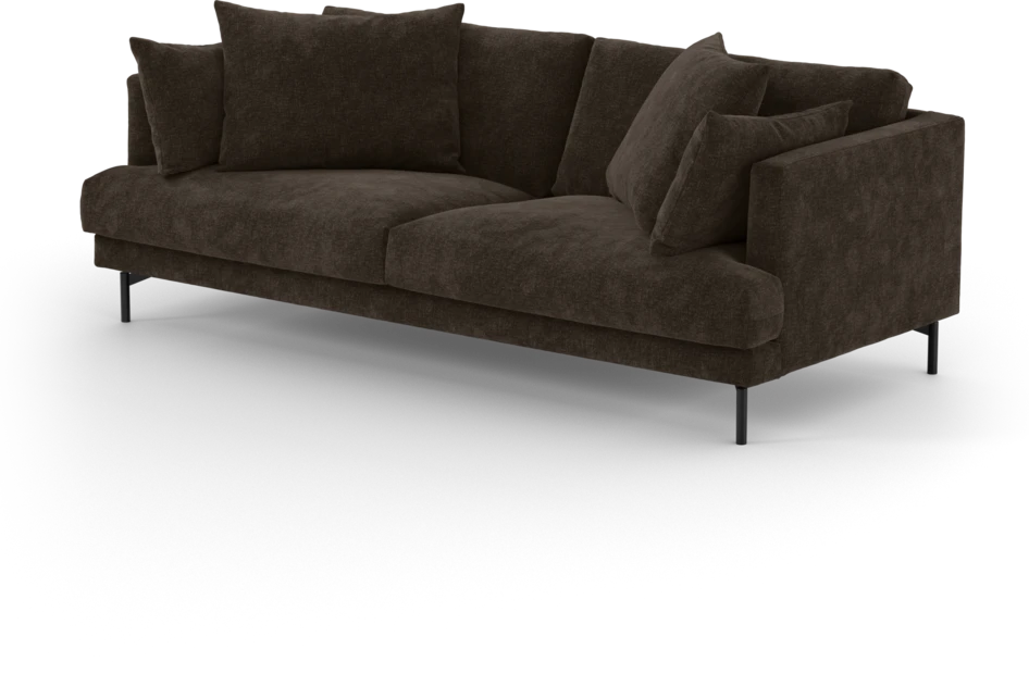 Harper - 3-sits soffa - Brun