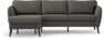 County - 3-sits soffa med flyttbar schäslong - Brun