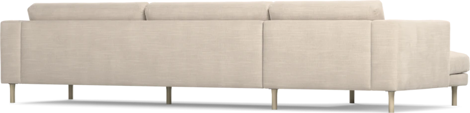 Willow - 4-sits soffa med schäslong vänster, fast klädsel - Beige