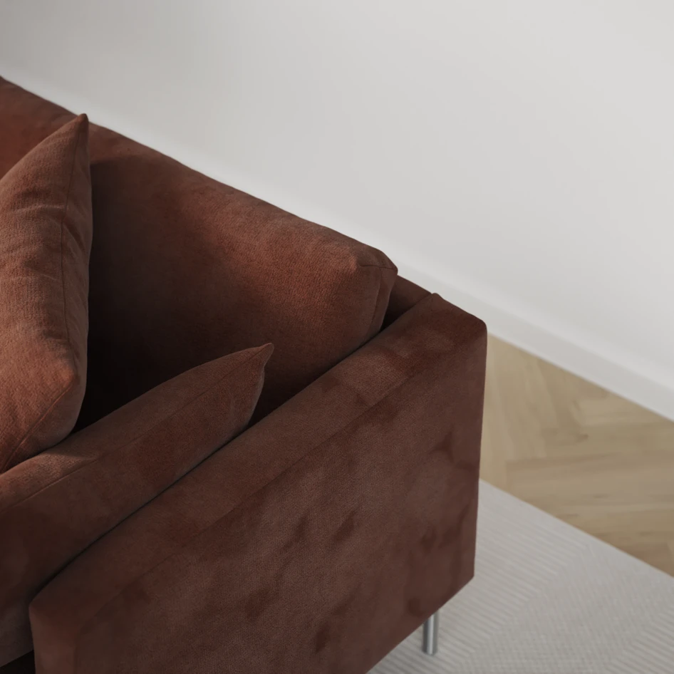 Harper - 4-sits soffa - Orange