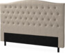 Delux Välvd - Sänggavel, 90-210 cm - Beige