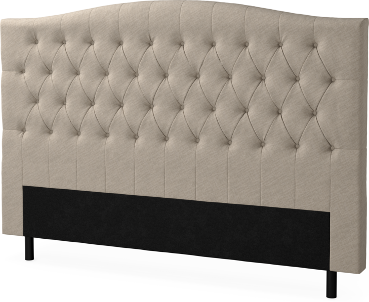 Delux Välvd - Sänggavel, 90-210 cm - Beige